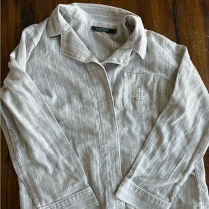 Women’s Ralph Lauren pajama set. Size Large